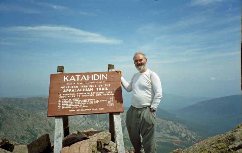 Frodo on top of Katahdin